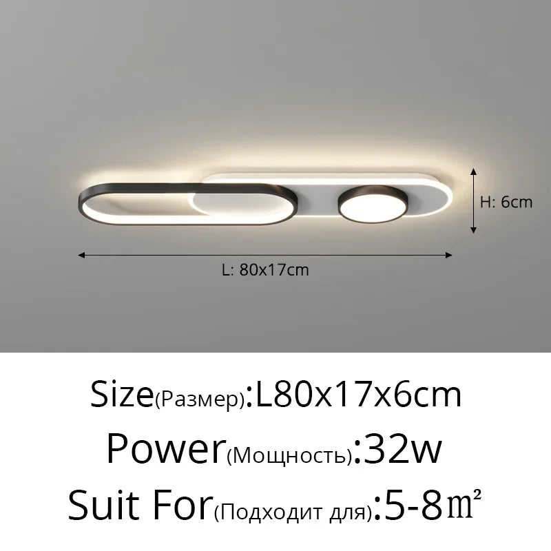 Afralia™ Nordic LED Ceiling Light for Modern Indoor Home Decor