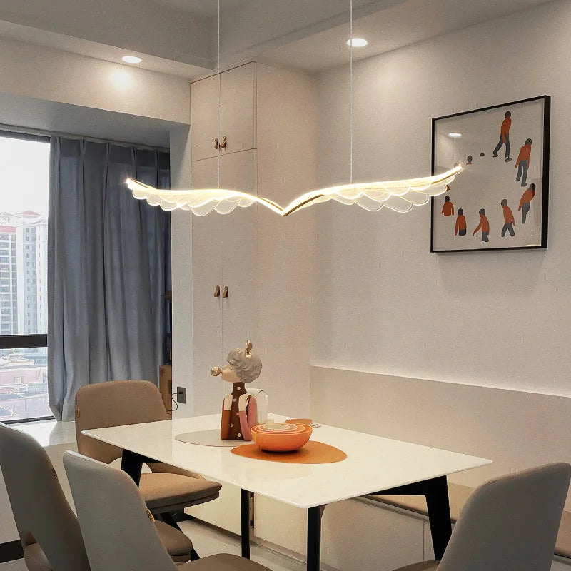 Afralia™ Winged LED Chandelier: Modern Acrylic Pendant Light for Home, Bar, Restaurant