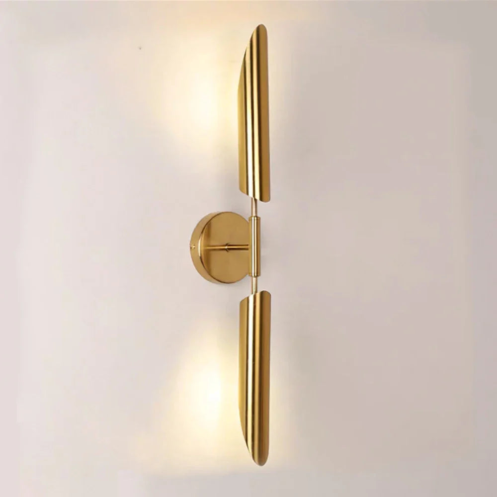 Afralia™ Double-Head Wall Lights for Modern Living Room, Bedroom, Restaurant, Hotel, and Aisle
