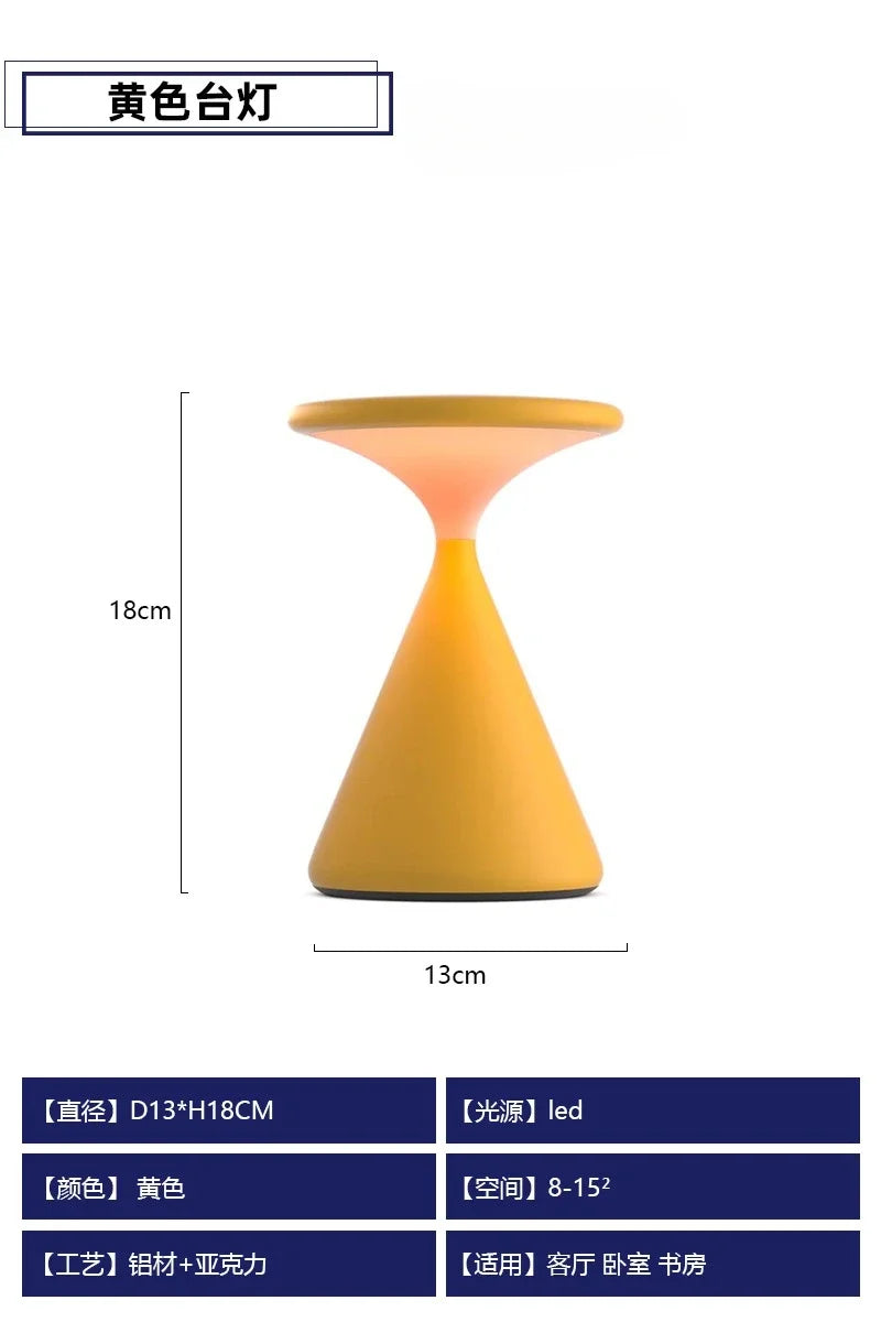 Afralia™ Rechargeable Wireless Table Lamp with Touch Switch - Portable Night Light