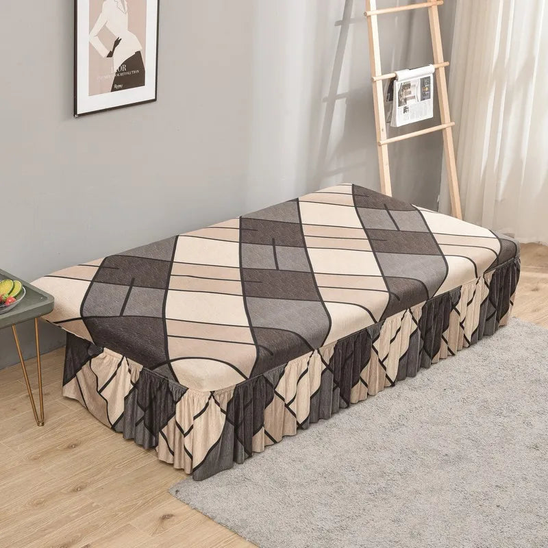 Afralia™ Elastic Armless Futon Bed Sofa Cover Slipcover