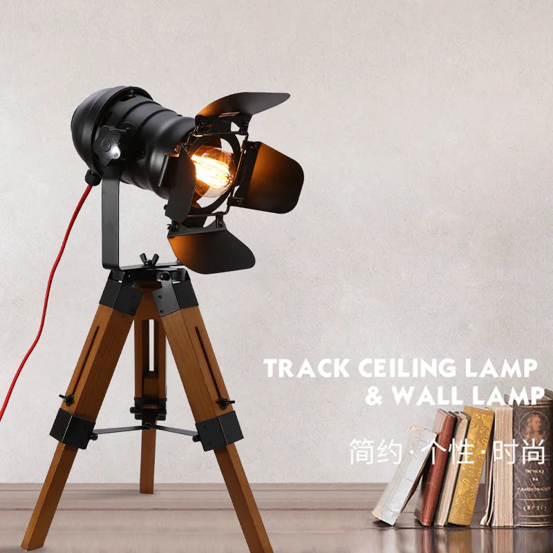 Afralia™ Retro Industrial LED Floor Lamp for Home and Bar Lighting
