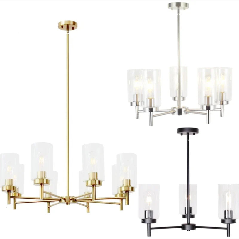 Afralia™ Modern Luxury Chandelier for Dining Room Living Room Kitchen Bedroom Lighting