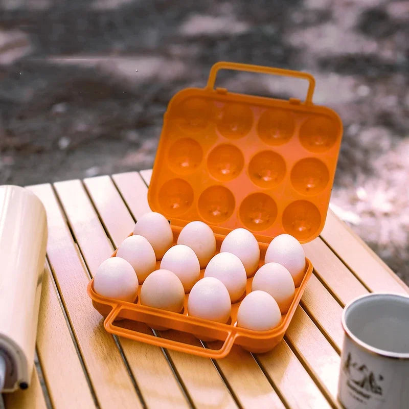 Afralia™ Egg Holder Storage Box: Modern Plastic Container with 6/12 Grids