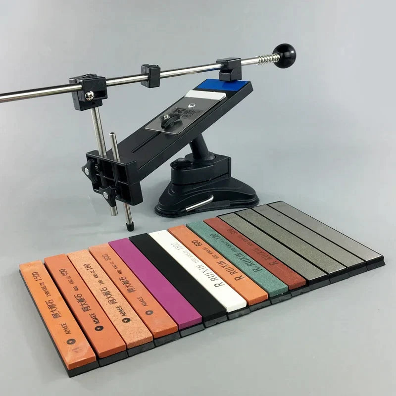 Afralia™ Professional Knife Sharpener Whetstone System Apex Edge Chef Knife Sharpening