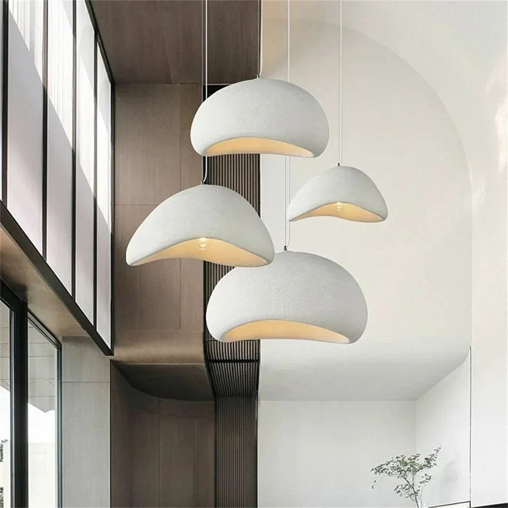 Nordic Wabi Sabi Wind LED Ceiling Chandelier by Afralia™ - Modern Living Room Lighting
