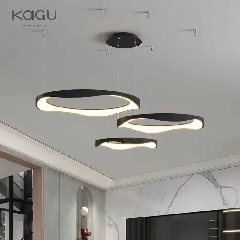 Afralia™ Minimalist LED Pendant Lamp for Living Room, Bedroom, and Restaurant