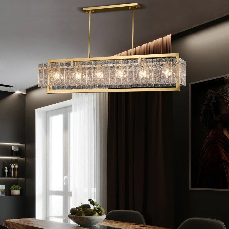 Afralia™ Crystal Chandelier with LED Lighting for Home Decor