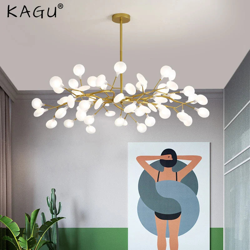Afralia™ Modern LED Chandelier - Luxurious Nordic Firefly Lamp for Home Indoor Lighting