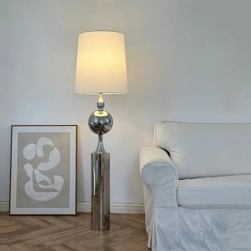 Afralia™ Wabi Sabi Floor Lamp - French Luxury Living Room Retro Vertical Light