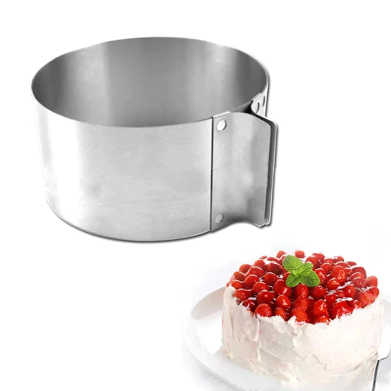 Afralia™ Adjustable Stainless Steel Cake Layered Slicer and Cutter