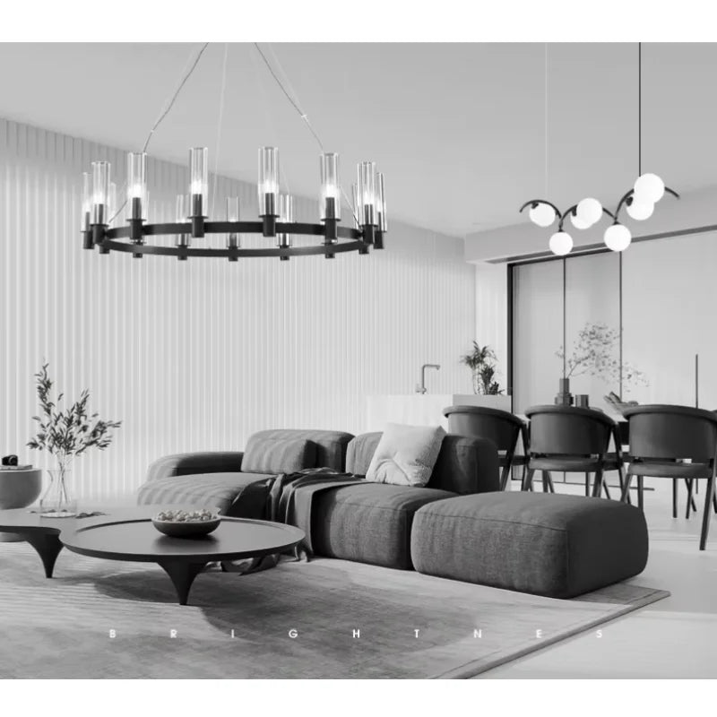Afralia™ Crystal Chandelier Pendant Lights - Luxury LED Lighting for Living Room