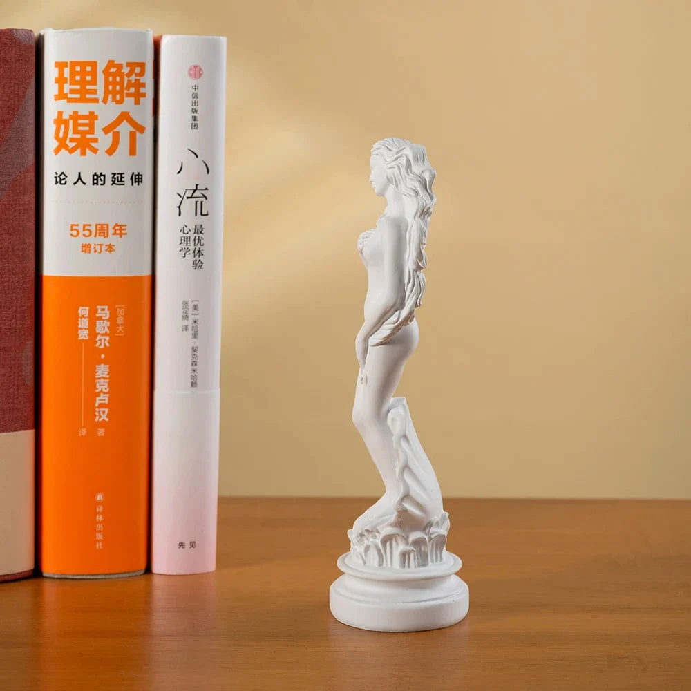 Afralia™ 18cm Aphrodite Sculpture: Greek Goddess Statue for Home & Office Decor