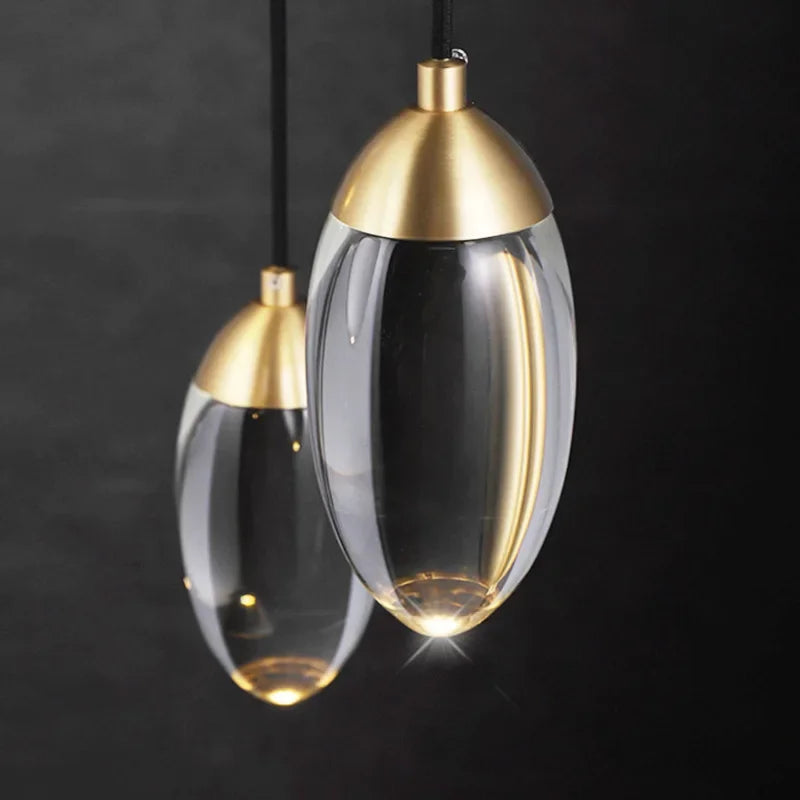 Afralia™ Copper Luster Pendant Chandelier for Luxe Interior Lighting