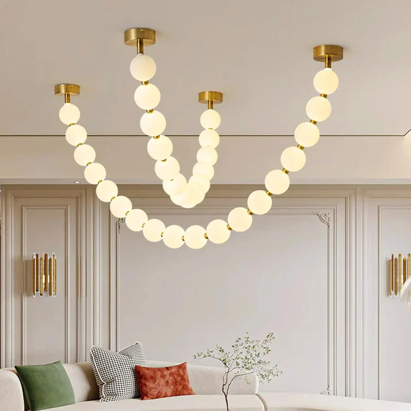 Afralia™ Modern Dining Room Pendant Lights Indoor Lighting LED Chandelier Ceiling Lamp