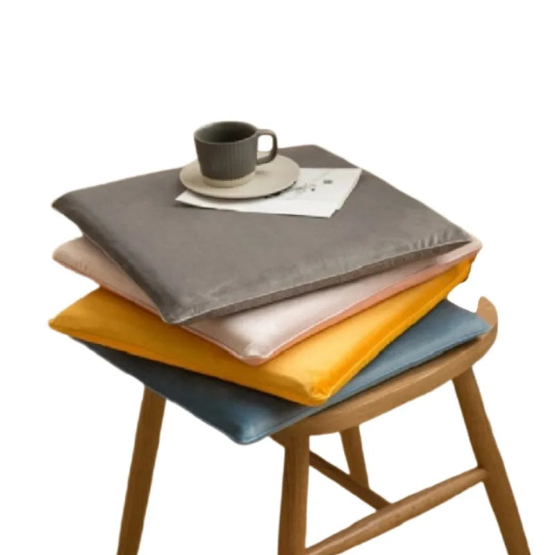 Afralia™ Memory Foam Square Chair Pad for Home Office Meditation Zabuton Seat Cushion