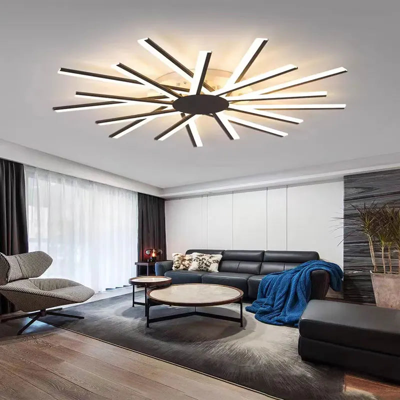 Afralia™ Nordic Chandelier LED Lamp Modern Ceiling Lights for Living Room Bedroom Kitchen Decor
