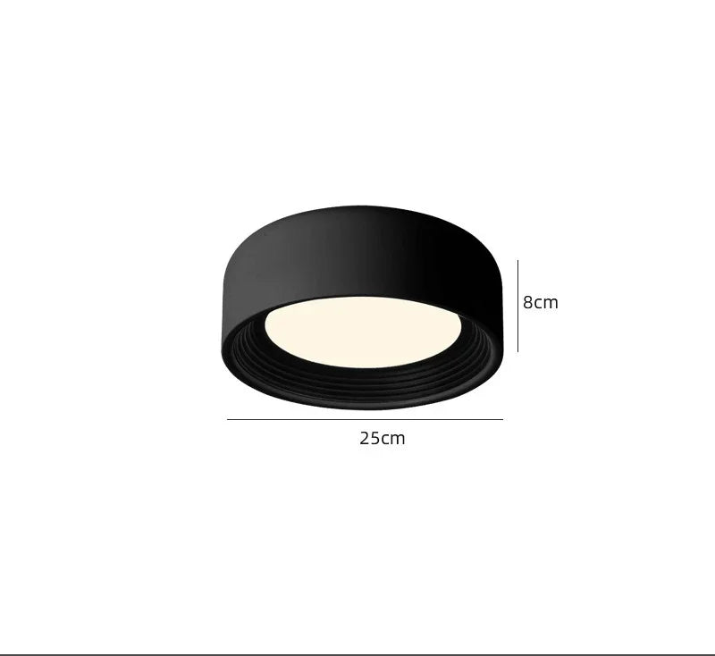 Afralia™ LED Ceiling Lights: Modern Dimmable Square Circular Lamps for Bedroom, Aisle, Home Lighting