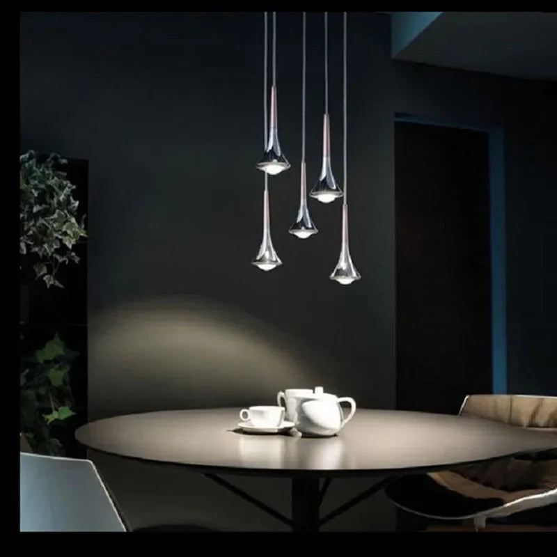 Afralia™ Light Luxury Meteor Shower Chandelier for Living Room, Staircase, Bedroom, and Bar