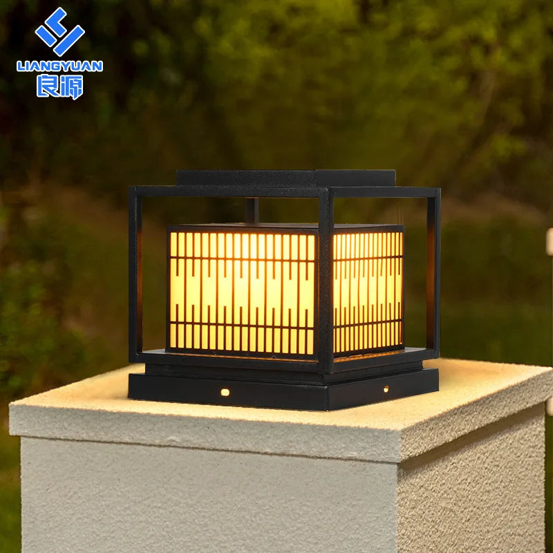 Afralia™ LED Garden Light: Modern Galvanized Street Lamp for Outdoor Landscapes