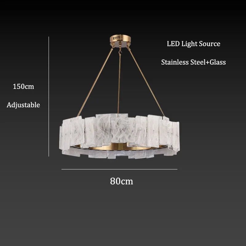 Afralia™ Cloud Mist Glass Pendant Lights LED Room Decoration Lighting