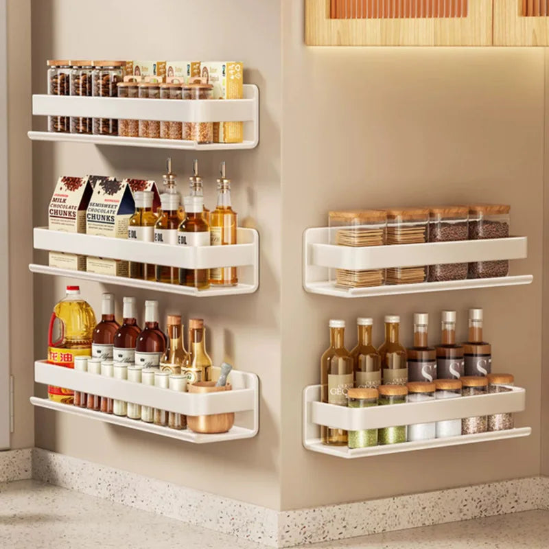 Afralia™ Metal Corner Makeup Organizer Shelf for Kitchen, Bathroom, and Shower Storage