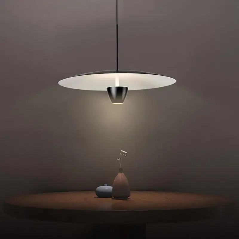 Afralia™ Black LED Hanging Light for Modern Spaces