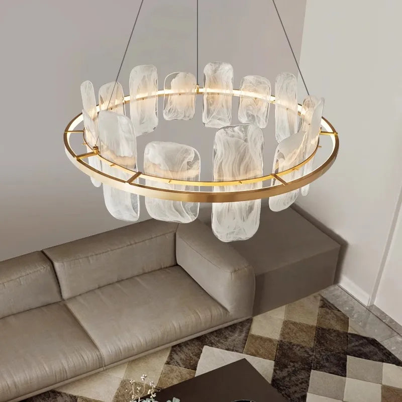 Afralia™ LED Pendant Light Chandeliers for Modern Living and Dining Rooms