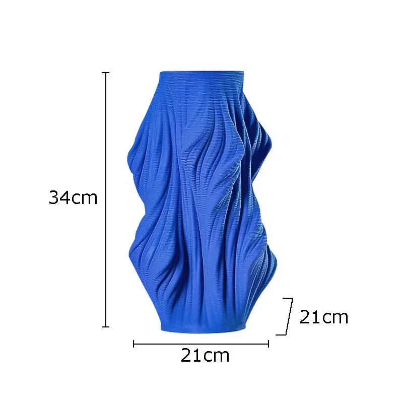 Afralia™ Ceramic Vase with Artificial Flowers for Desk Decoration and Room Aesthetics