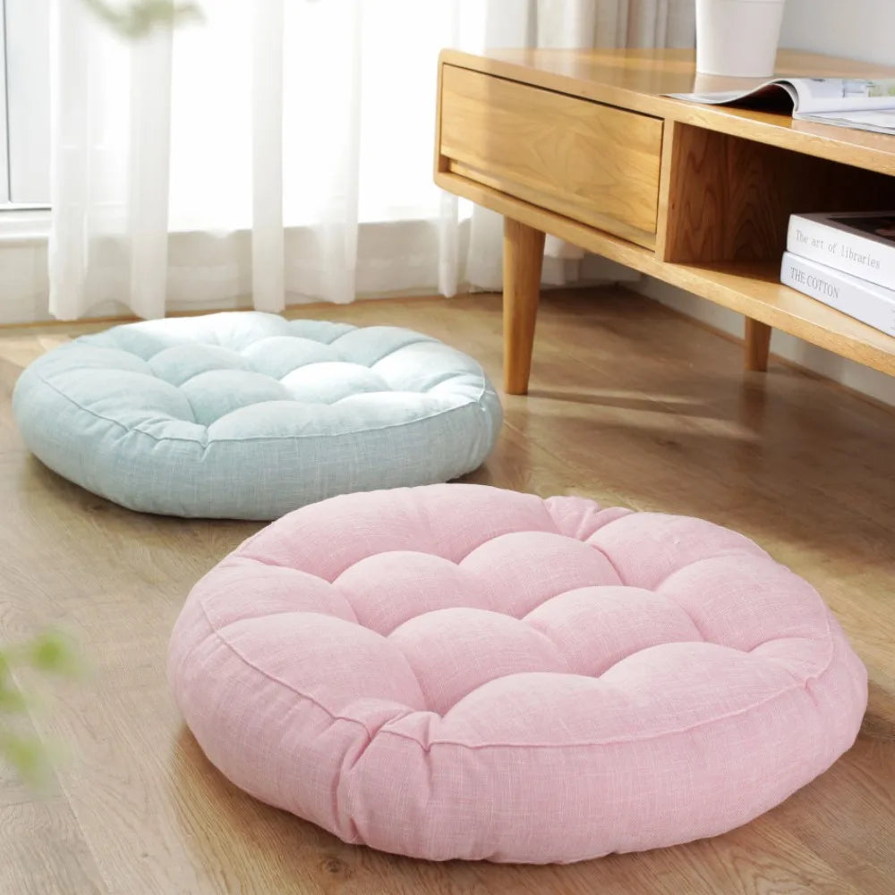 Afralia™ Kids' Round Floor Cushions: Flexible Seating for Home, Preschool, Yoga