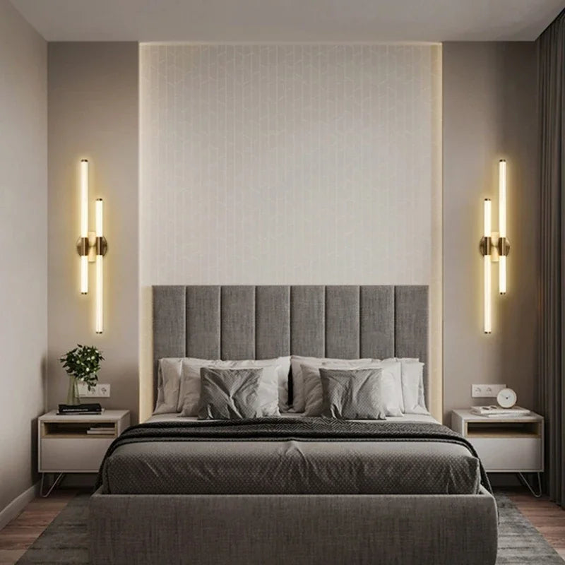 Afralia™ LED Acrylic Wall Sconce for Modern Indoor Lighting in Living Room and Bathroom