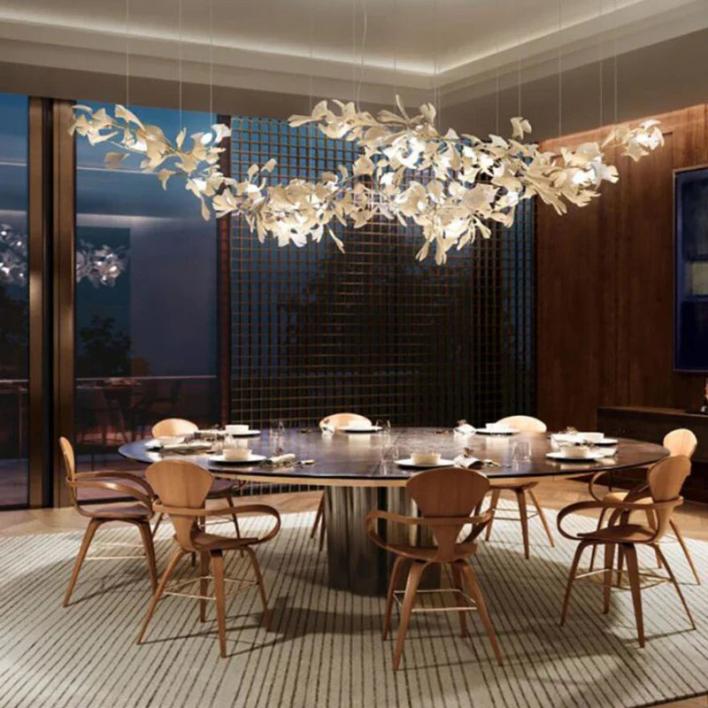 Ceramic LED Chandelier by Afralia™ for Dining Room Decor and Kitchen Living Center Table Lighting