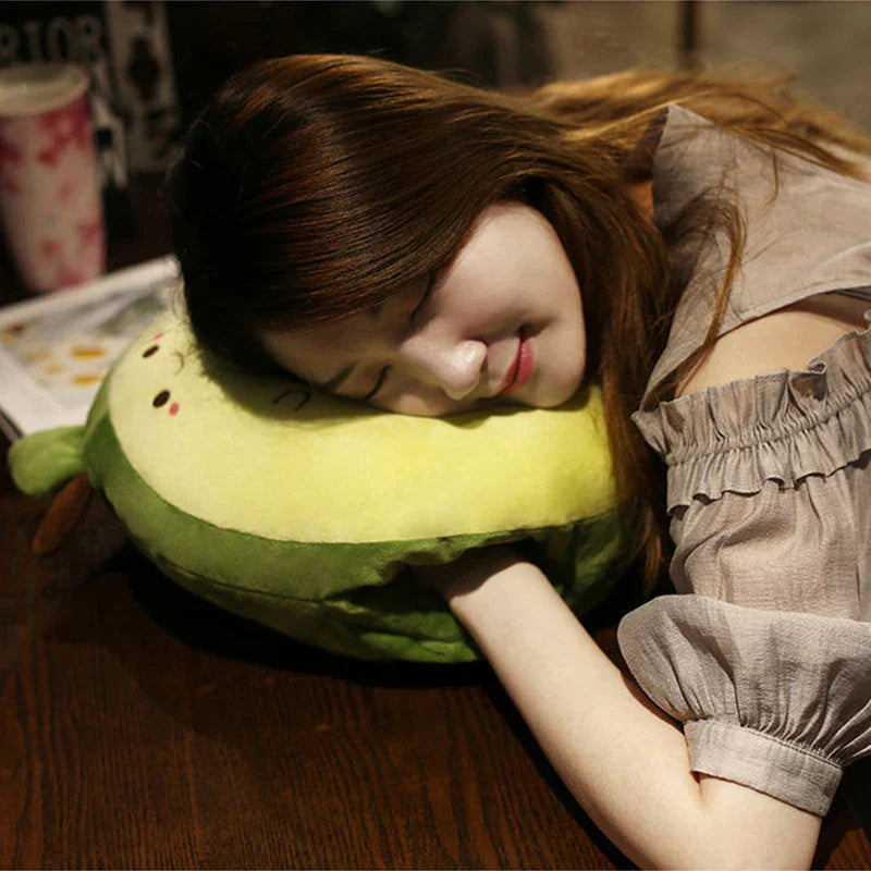 Afralia™ Cartoon Animal Throw Pillow Blanket: Two-in-one Multi-functional Home Office Summer Blanket