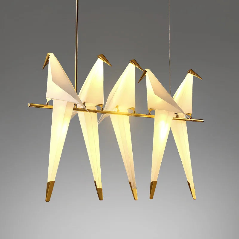 Afralia™ Modern Bird LED Pendant Chandelier for Home Living Room Bedroom Lighting