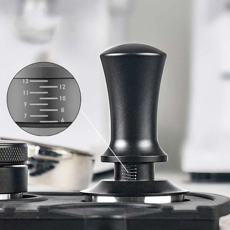 Afralia™ Stainless Steel Calibrated Coffee Tamper 51/53/58mm