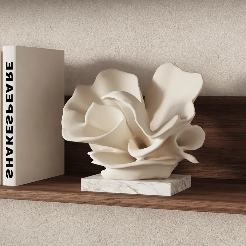 Afralia™ Resin Handicraft Sea Shell Clamshell Decorative Figurines Home Decoration