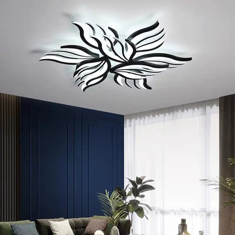 Afralia™ LED Panel Ceiling Light Dimmable Fixture for Modern Bedroom, Living Room, Kitchen