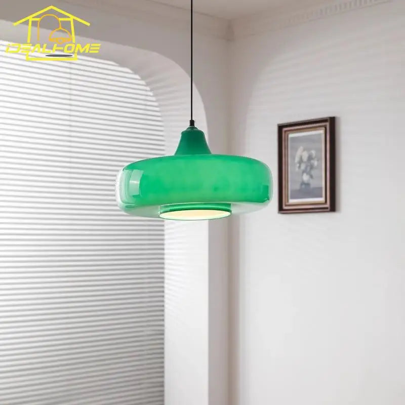 Afralia™ Glass Pendant Lights LED E27 Minimalist Hanging Lamp for Dining Room