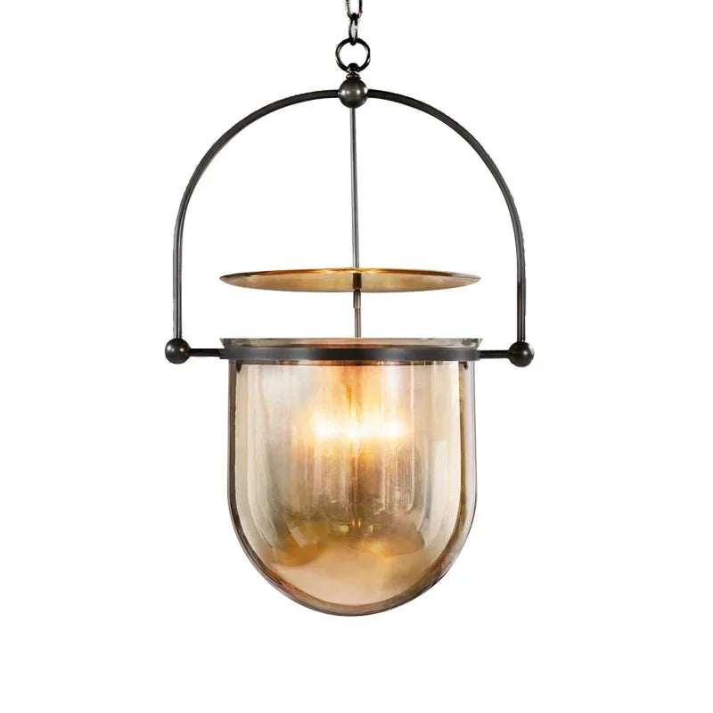 Afralia™ Glass Pendant Light: Vintage Scandinavian Ceiling Lamp for Dining Room, Bar, Bedroom