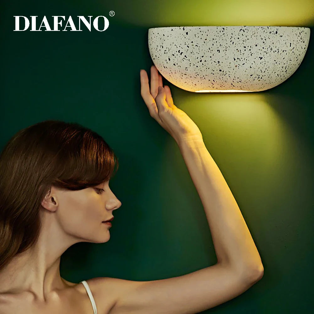 Afralia™ Modern Marble Desk Wall Lamp LED Spotlight Bedroom Sconces