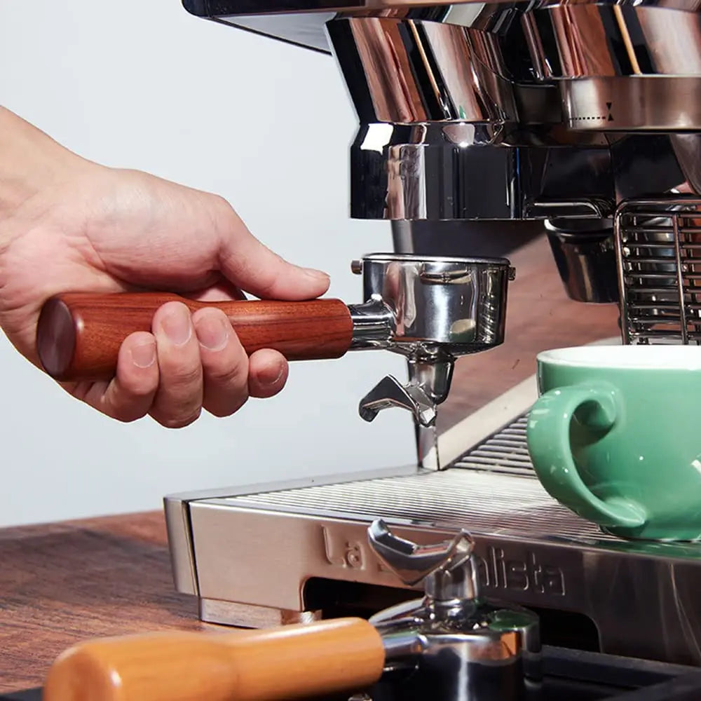 Afralia™ Coffee Portafilter Filter Handle Double Spout for Espresso Machine