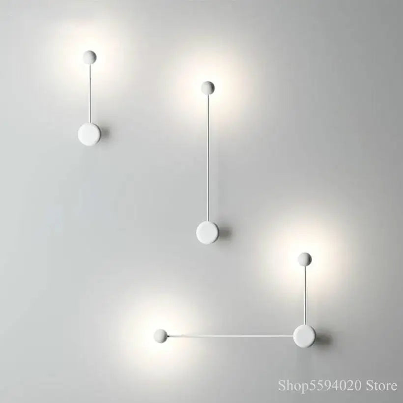 Afralia™ Nordic LED Wall Lamp for Bedroom Foyer Living Room Lighting