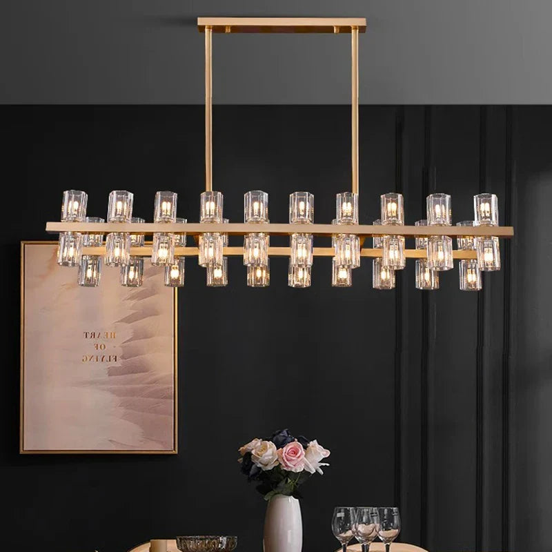 Afralia™ Modern Ceiling Chandeliers: Elegant Dining & Living Room Pendant Light Fixture