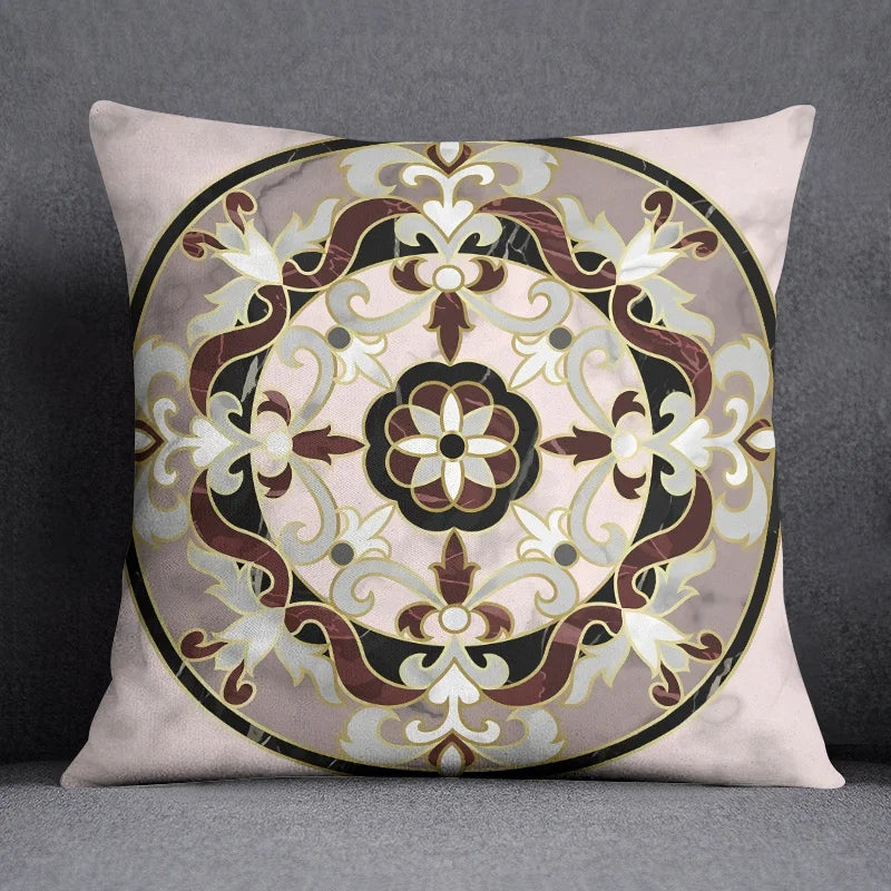 Afralia™ Geometric Pattern Pillowcase: Modern Home Decor 45x45cm