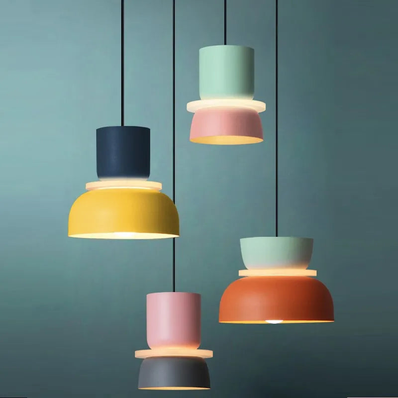 Afralia™ Contemporary LED Lustre Pendant Lamp - Vibrant Colors for Modern Living Spaces