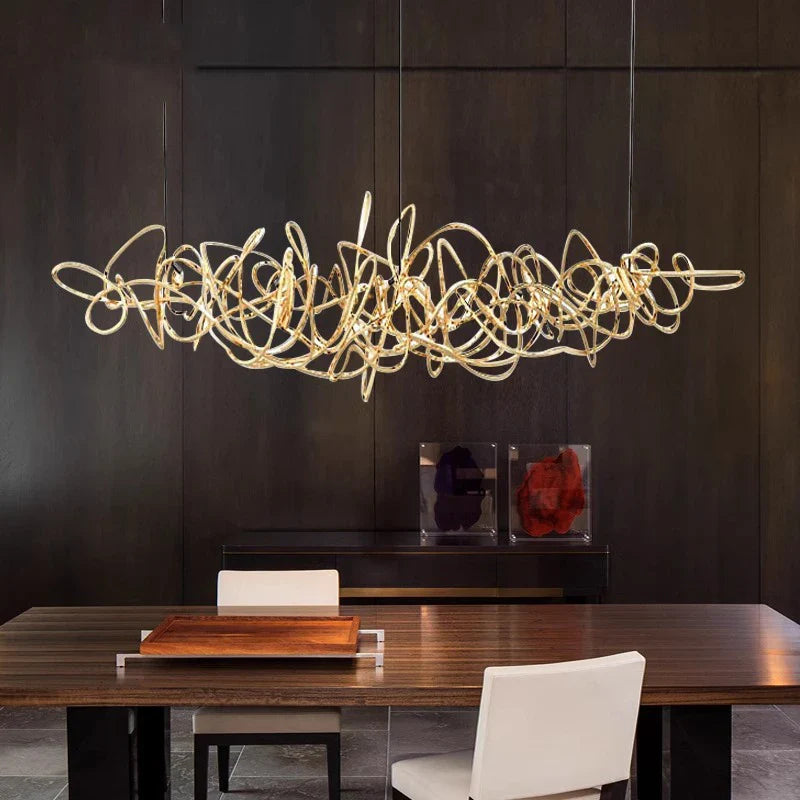 Afralia™ LED Pendant Chandeliers for Modern Living & Dining Room Lighting