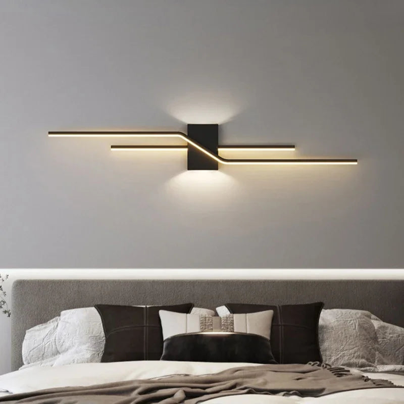 Afralia™ Modern LED Wall Lamps in Black and White for Versatile Indoor Lighting