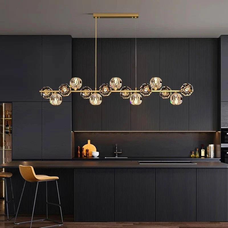 Afralia™ Nordic Dining Room Pendant Ceiling Chandelier for Indoor Living Room Lighting