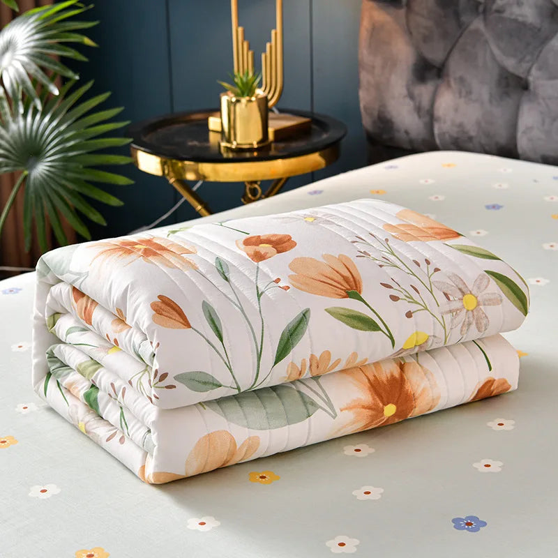 Afralia™ Soft Quilted Bed Blanket for Spring/Summer - Twin/Queen Size Cozy Comforter
