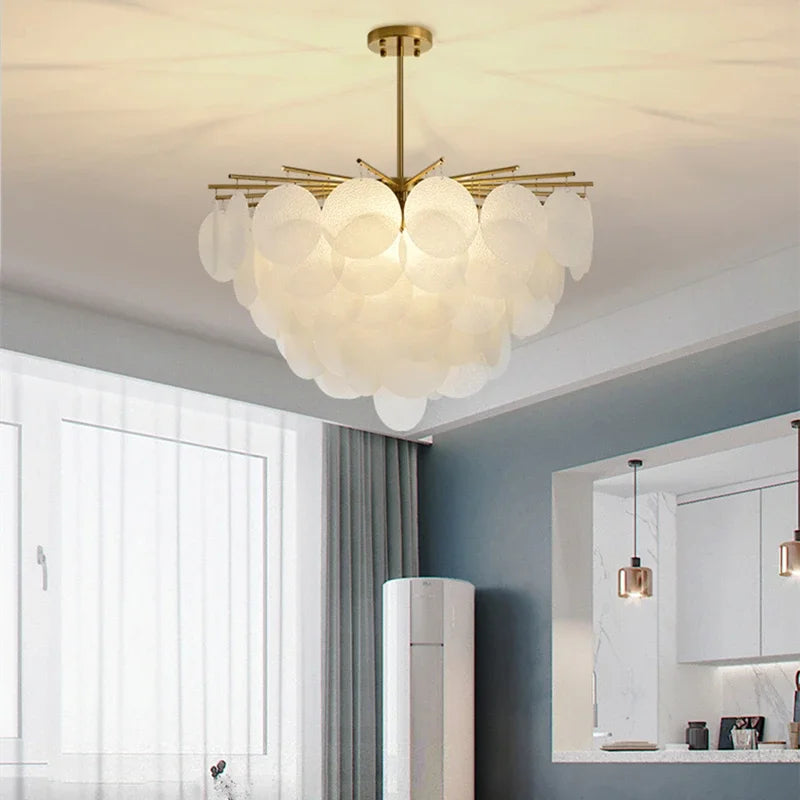 Afralia™ Glass LED Tree Branch Chandelier: Luxury Pendant Lamp for Home Decor